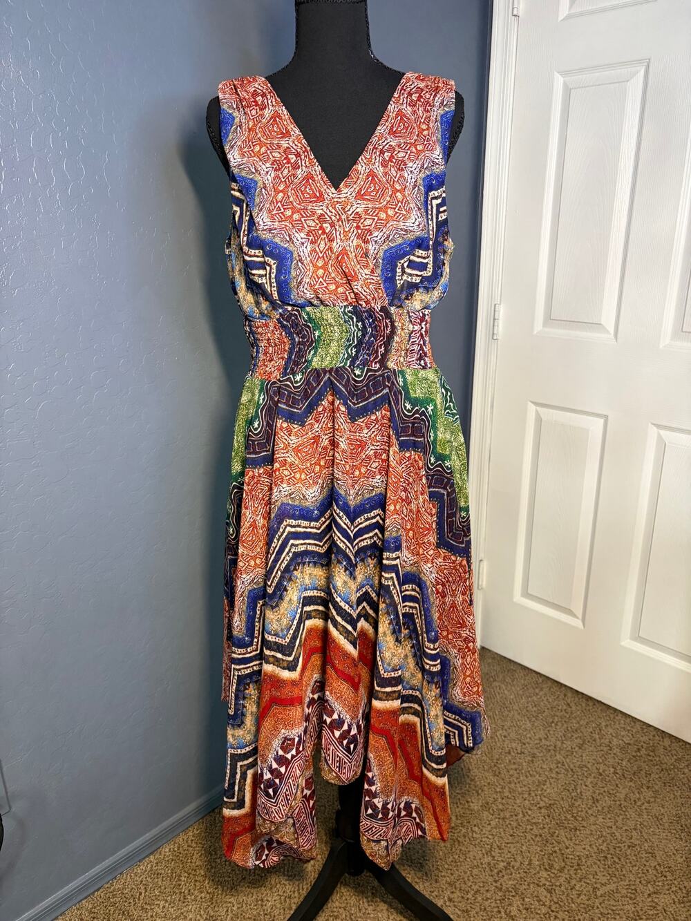 Rabbit Rabbit Rabbit DESIGNS Bohemian Sleeveless Dress, Size 12